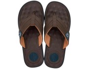 Chinelo Cartago Alabama - Marrom/Bege/Cinza Atacado