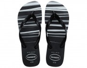 Chinelo Havaianas Top Basic - Preto/Branco Atacado