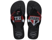 Chinelo Havaianas Top Times São Paulo - Preto Atacado