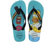 Chinelo Havaianas Simpsons - Azul/Preto Atacado
