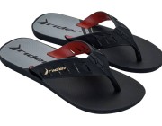Chinelo Rider Street Duo Plus - Preto/Vermelho Atacado