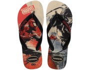 Chinelo Havaianas Top Marvel Classic - Bege/Palha/Preto Atacado