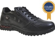 Sapatênis Pegada - Preto Atacado