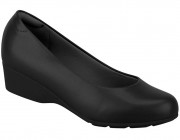 Sapato Anabela Beira Rio Modare - Preto Atacado