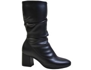 Bota Cano Médio Beira Rio - Napa Preto Atacado