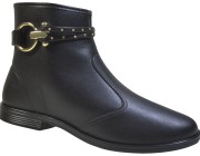 Bota Rasteira Cano Baixo Beira Rio - Preto Atacado