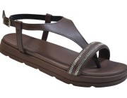 Chinelo Beira Rio Moleca - Chocolate Atacado