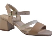 Sandália Beira Rio Moleca - Bege/Creme Atacado