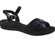 Sandália Piccadilly - Preto/Preto Atacado