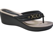 Tamanco Piccadilly - Preto/Preto/Marfim Atacado