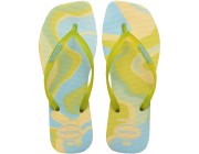 Chinelo Havaianas Slim Square Jelly - Buttercream Atacado