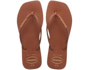 Chinelo Havaianas Square Logo Pop Up - Ferrugem Atacado