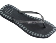 Chinelo Havaianas Square Glitter Contour - Novo Grafite Atacado