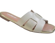 Chinelo Beira Rio Moleca - Branco Off Atacado