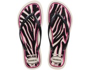 Chinelo Havaianas Slim Animals - Bege Palha Atacado