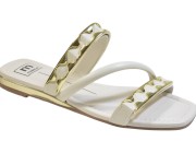 Chinelo Beira Rio Moleca - Branco Atacado