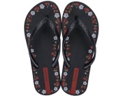 Chinelo Ipanema Day - Preto/Vermelho Atacado
