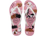 Chinelo Havaianas Slim Pets - Rosa Chifon Atacado
