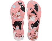 Havaianas Slim Pets - Manga Rosa Atacado