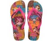 Chinelo havaianas Slim Warner Classic - Rosa Flux Atacado