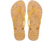 Chinelo Havaianas Slim Daydream - Amarelo Caja Atacado