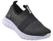 Tênis Infantil Pingo Doce NY - Glitter Preto Atacado