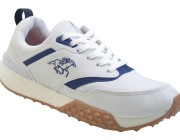 Tênis Polo Go - Branco/Marinho Atacado