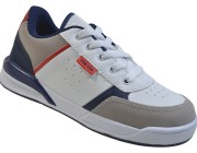 Tênis Juvenil Via Vip - Marinho/Vermelho Atacado