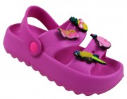 Croc Fusta Aberto Infantil - Pink Atacado