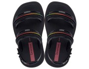 Sandália  Ipanema Glow Baby - Preto/Rosa Atacado