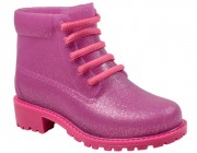 Bota Infantil Pingo Doce SZ - Pink Glitter/Pink Atacado