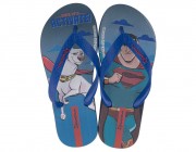 Chinelo Infantil Ipanema Super Pets - Azul/Vermelho Atacado