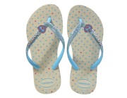 Chinelo Infantil Havaianas Kids Slim Glitter - Buttercream Atacado