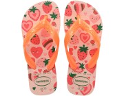 Chinelo Infantil Havaianas Kids Flores  - Rosa Confete Atacado