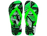 Chinelo Havaianas Kids Ben 10 - Preto/Verde Atacado