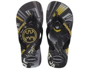Chinelo Infantil Havaianas Kids Top Warner - Preto/Preto Atacado