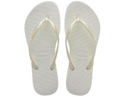 Chinelo Infantil Havaianas Slim Kids Branco - Branco Atacado