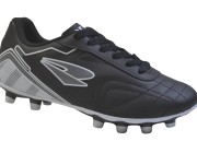 Chuteira Infantil Campo Dray - Preto/Chumbo Atacado