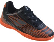 Chuteira Infantil Futsal Dray - Preto/Laranja Atacado