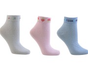Meia Derby - Rosa/Azul/Branco Atacado