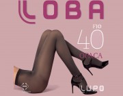 Meia Calça Loba Fio 40 Lupo - Preto Atacado