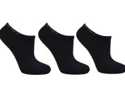 Meia Lupo Invisível Kit C/3 - Preto/Preto/Preto Atacado