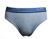 Cueca Slip Lupo - Cinza Atacado