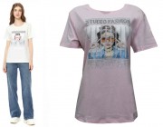 Blusa T-Shirt Facinelli - Rosa Atacado