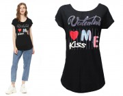 Blusa T-Shirt Facinelli - Preto Atacado