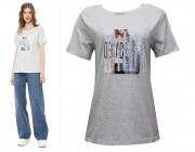 Blusa T-Shirt Facinelli - Cinza Claro Atacado