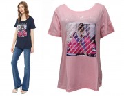 Blusa T-Shirt Facinelli - Rosa Atacado