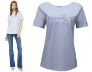 Blusa T-Shirt Facinelli - Azul Claro Atacado