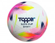 Bola Topper Slick Cup Society - Amarelo Neon/Rosa/Azul Atacado