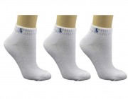 Meias Kit c/3 Lupo Soquete Sport - Branco/Branco/Branco Atacado